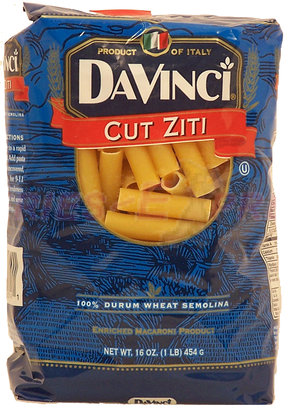 Da Vinci&nbsp;&nbsp;cut ziti dry pasta Full-Size Picture